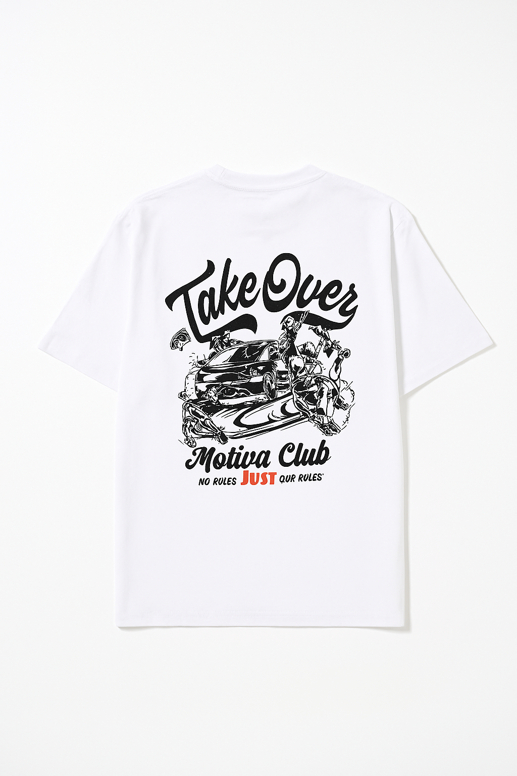 NO RULES WHITE TEE