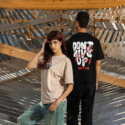 Bundle 1 ( DGU BLACK TEE + NRNS BEIG TEE )